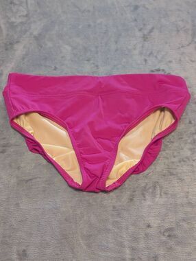 Lands End Bikini Bathing Suit Bottom Womens Size 10 Pink